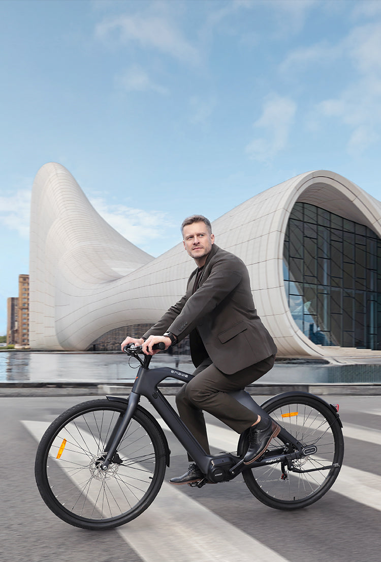 ENGWE MAPFOUR N1 PRO Carbon Fiber City Electric Bike Mid-drive Motor