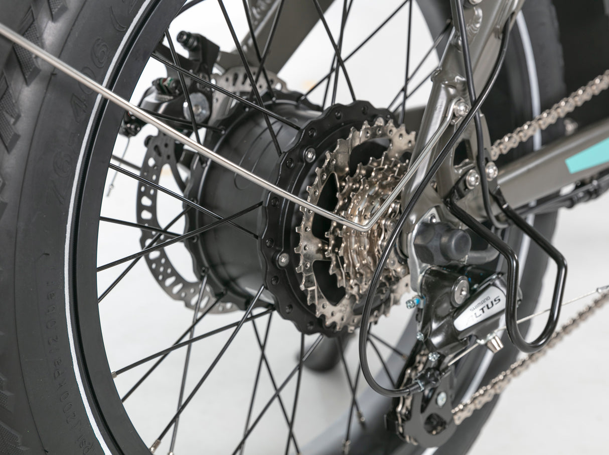 JOBOBIKE EddyX Folding Electric Bike 250W 80Nm Torque 20x3” Fat Tires