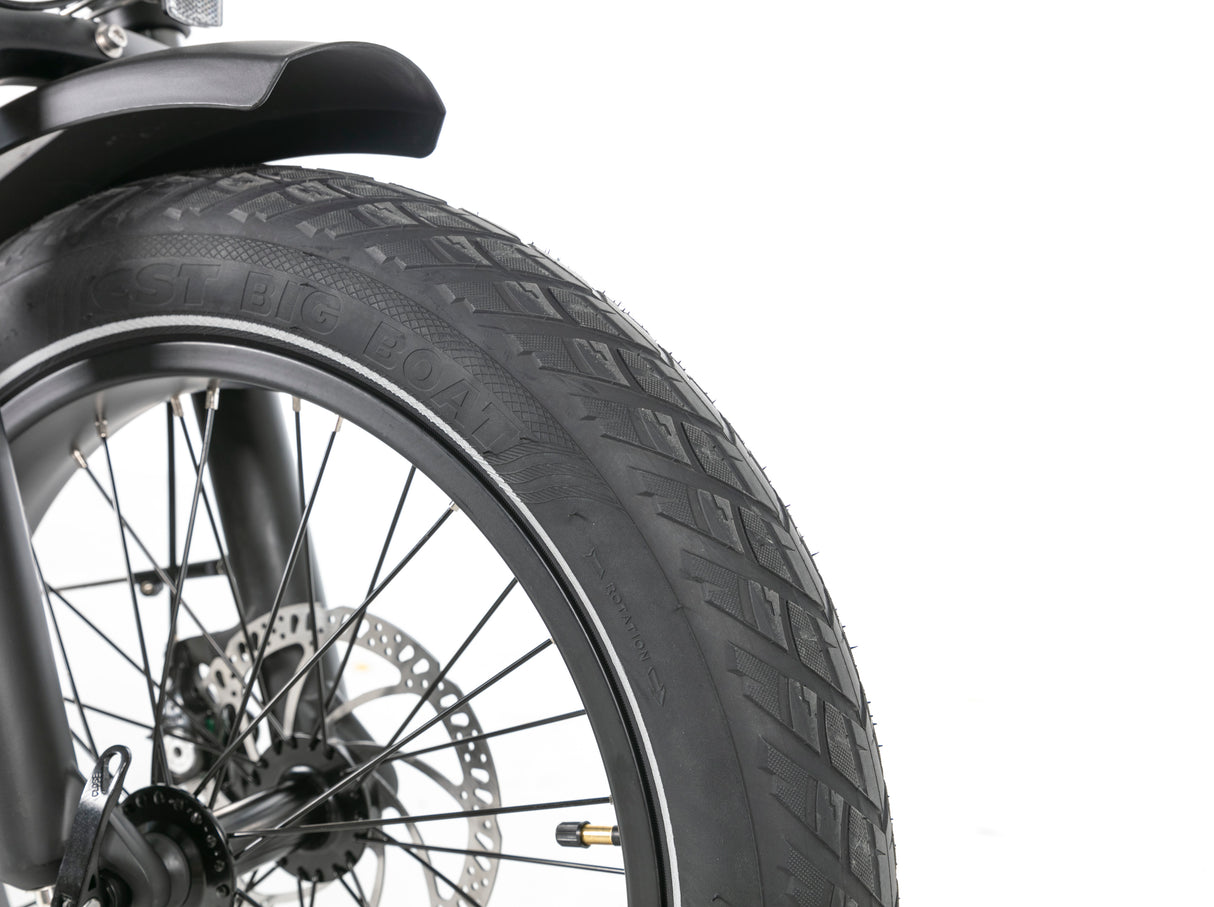 JOBOBIKE EddyX Folding Electric Bike 250W 80Nm Torque 20x3” Fat Tires