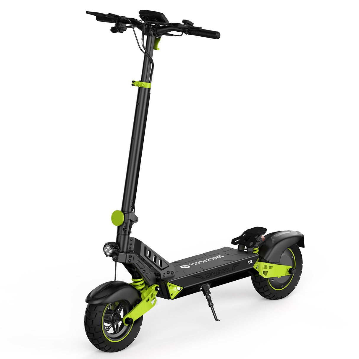 Trottinette électrique Isinwheel D2 : 1 000 W, autonomie de 55 km, vitesse maximale de 45 km/h, 48 V, batterie de 15,6 Ah.