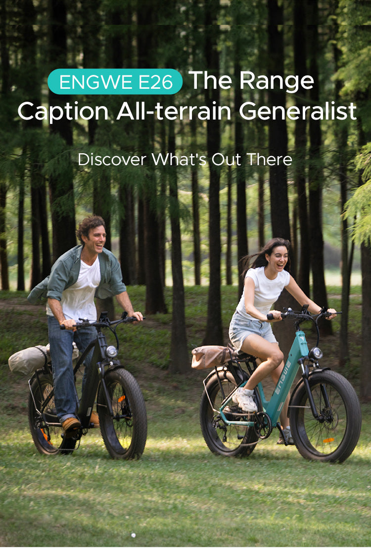 ENGWE E26 Electric Bike 250W 140 km Dual Suspension All-Terrain E-bike