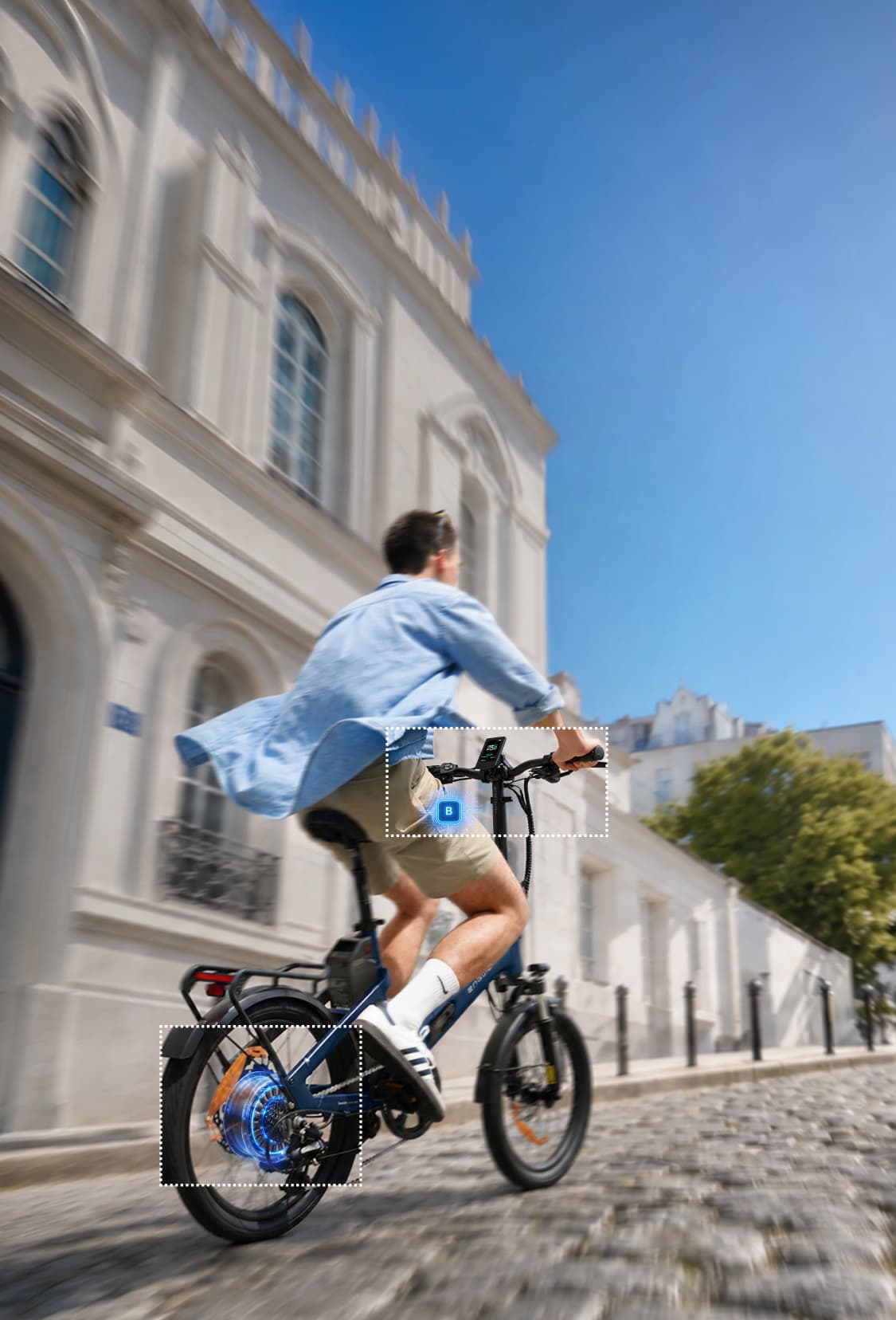 Vélo Électrique Pliable ENGWE Zip 250W à Capteur de Couple