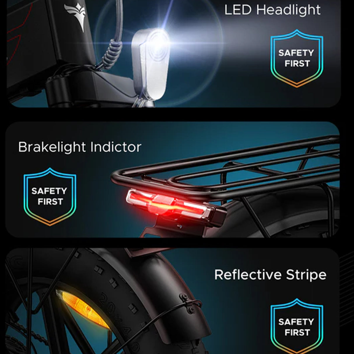 ENGWE EP-2 PRO Elektrofahrrad, 120 km Reichweite, 48 V 13 Ah Akku, 20 x 4,0" Fatbike-Reifen