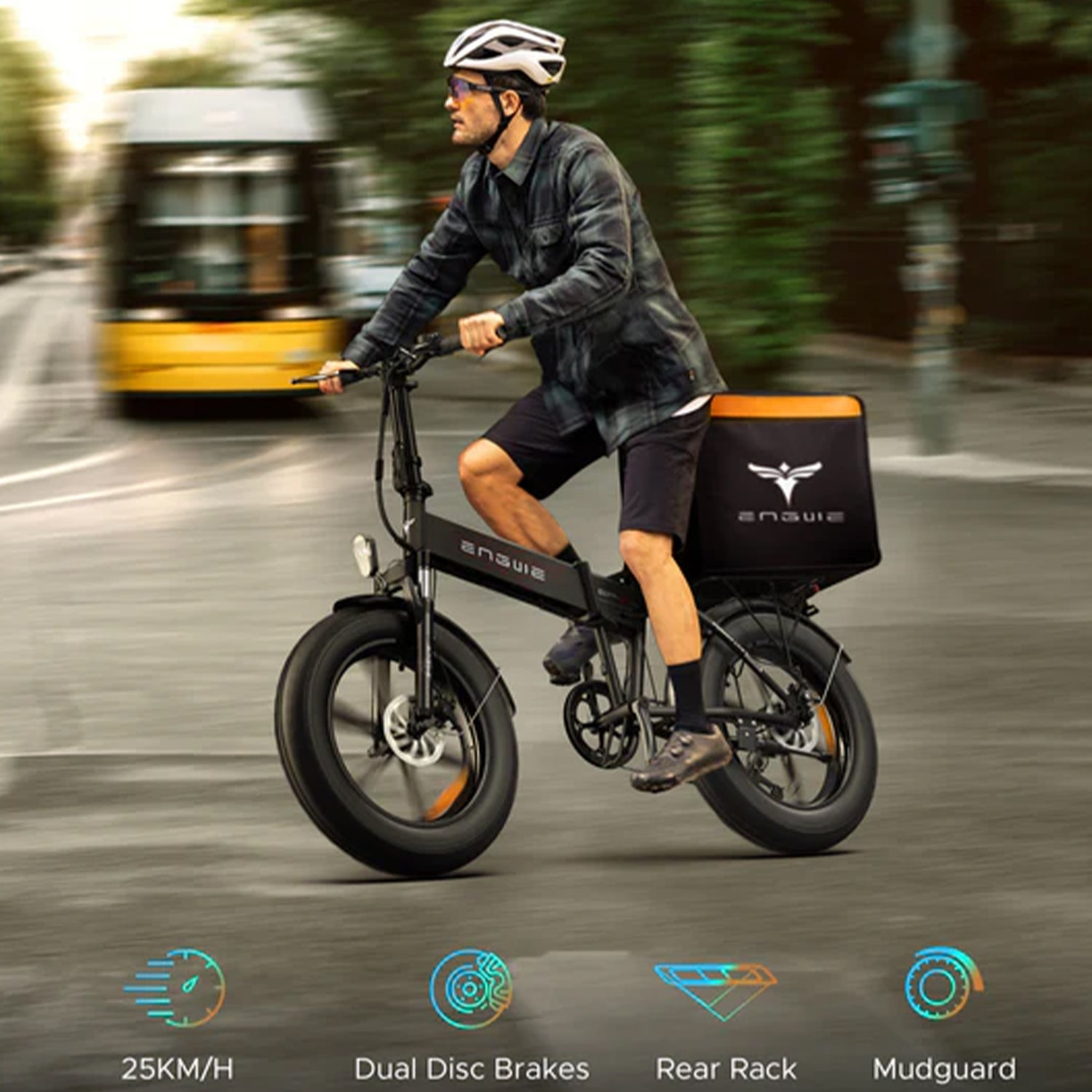 ENGWE EP-2 PRO Electric Bike 120KM Range 48V 13Ah Battery 20x4.0" Fat Tires