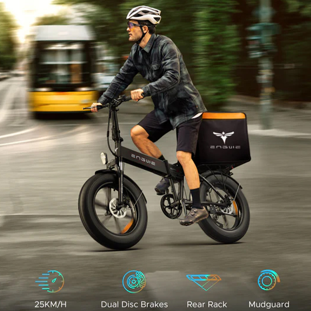 ENGWE EP-2 PRO Electric Bike 120KM Range 48V 13Ah Battery 20x4.0" Fat Tires