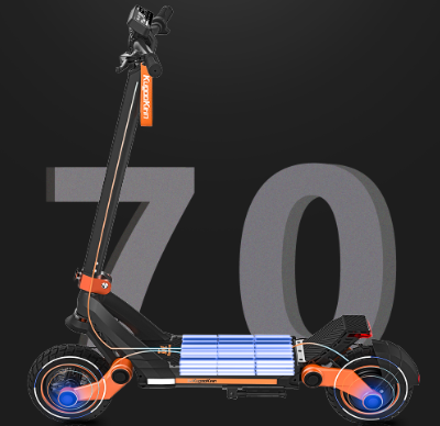 KuKirin G3 Electric Scooter 1200W 70KM Range 50Km/h Max Speed 52V 18Ah Battery
