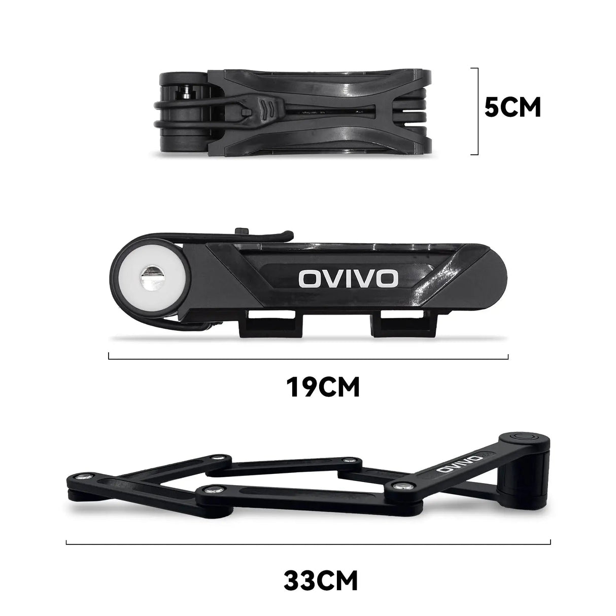 Lucchetto pieghevole per bici OVIVO OVIVO