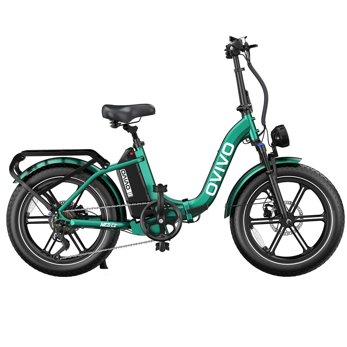 OVIVO NEO C2 Folding Electric Bike 250W 120KM Range 20x4.0" Fat Tires