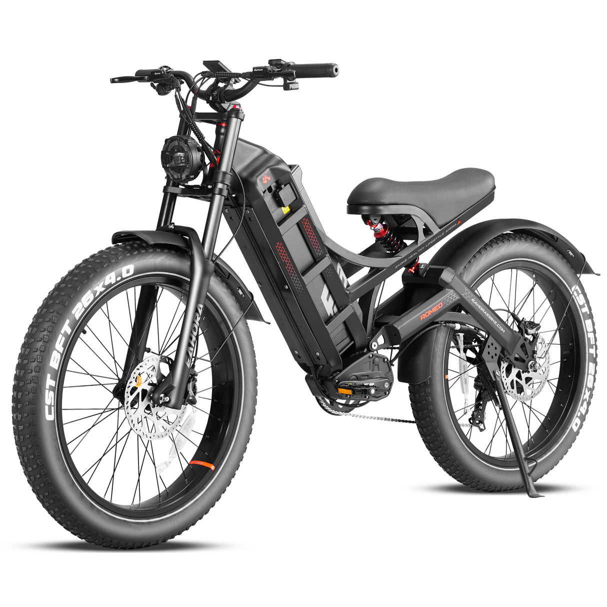 Eahora Romeo Pro 1200W Electric Bike 150KM+ Range 120Nm Torque Fat Tires