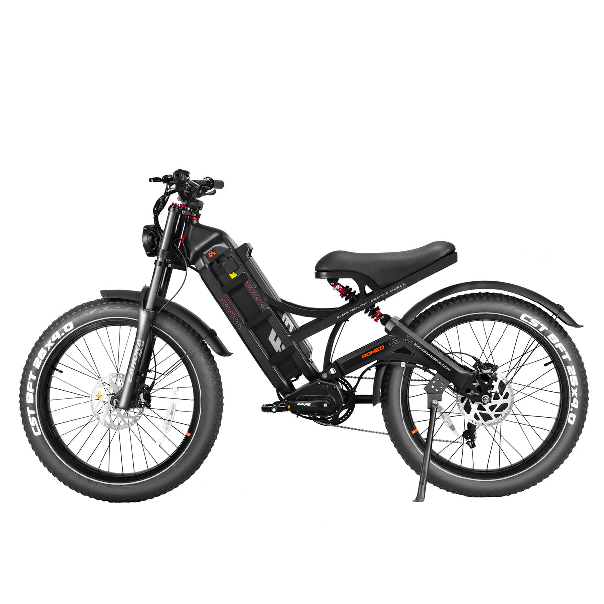 Eahora Romeo Pro 1200W Electric Bike 150KM+ Range 120Nm Torque Fat Tires