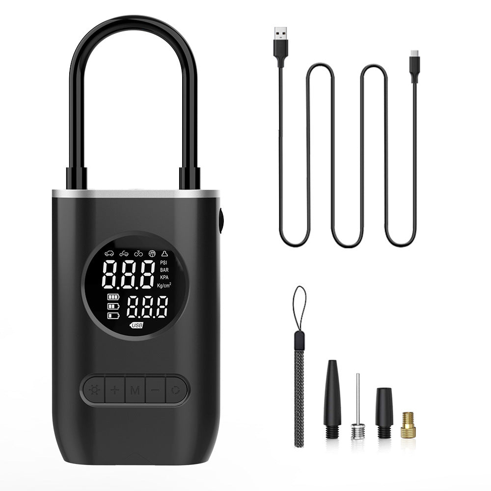 S62 Mini Portable Electric Air Pump Fast Inflation Auto Shut-Off