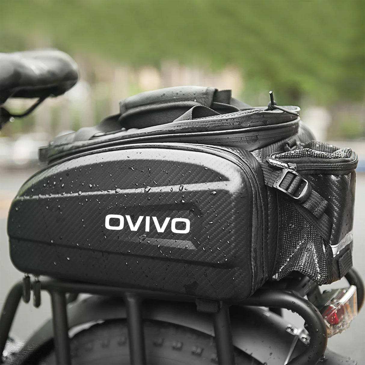 Bike Rack Bag Pannier Backpack 17-35 Liters OVIVO