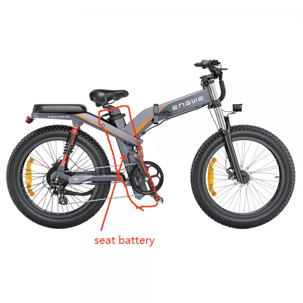 19.2Ah Seat Battery for ENGWE X26