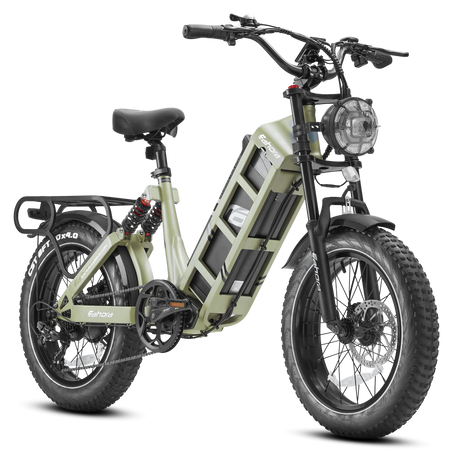 Eahora Juliet 1000W Electric Bike 150KM+ Range Dual Suspension 90Nm Torque