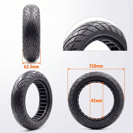 10*2.5 Honeycomb Tires