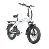 JOBOBIKE EddyX Folding Electric Bike 250W 80Nm Torque 20x3” Fat Tires