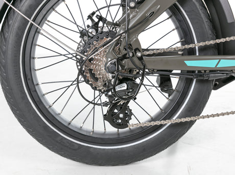 JOBOBIKE EddyX Folding Electric Bike 250W 80Nm Torque 20x3” Fat Tires