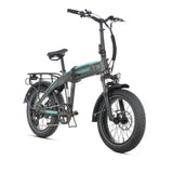 JOBOBIKE EddyX Folding Electric Bike 250W 80Nm Torque 20x3” Fat Tires