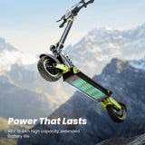 Trottinette électrique Isinwheel D2 : 1 000 W, autonomie de 55 km, vitesse maximale de 45 km/h, 48 V, batterie de 15,6 Ah.