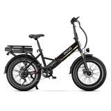 OVIVO HYPER GO Elektrofahrrad, 20x4,0" Fatbike-Reifen, 120 km Reichweite, Doppelfederung