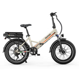 OVIVO HYPER GO Elektrofahrrad, 20x4,0" Fatbike-Reifen, 120 km Reichweite, Doppelfederung