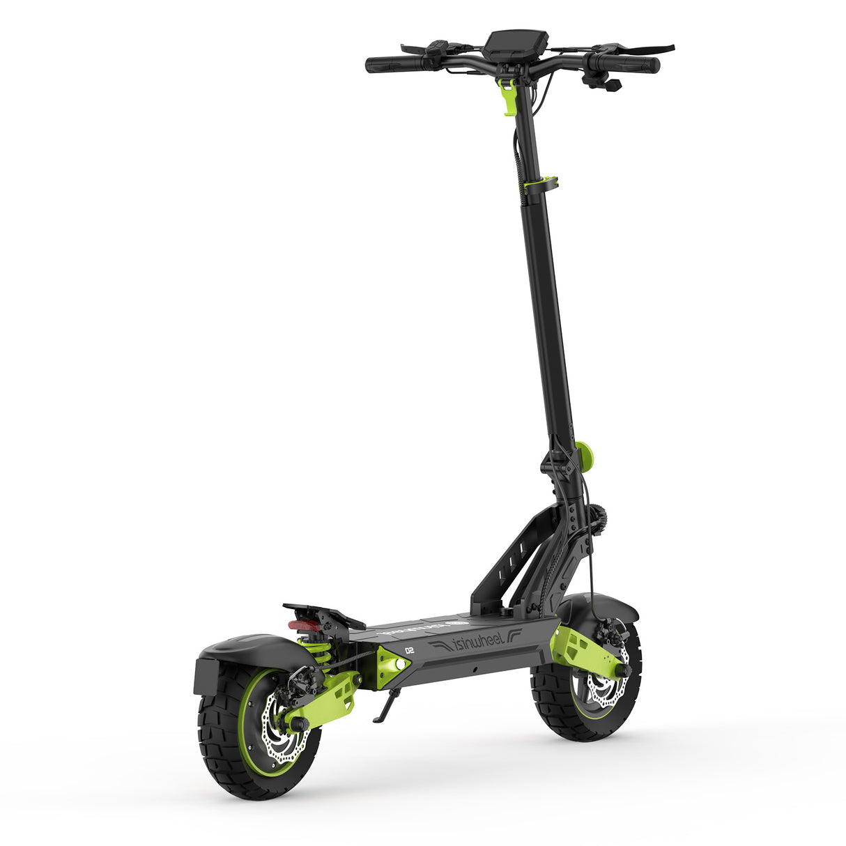 Trottinette électrique Isinwheel D2 : 1 000 W, autonomie de 55 km, vitesse maximale de 45 km/h, 48 V, batterie de 15,6 Ah.