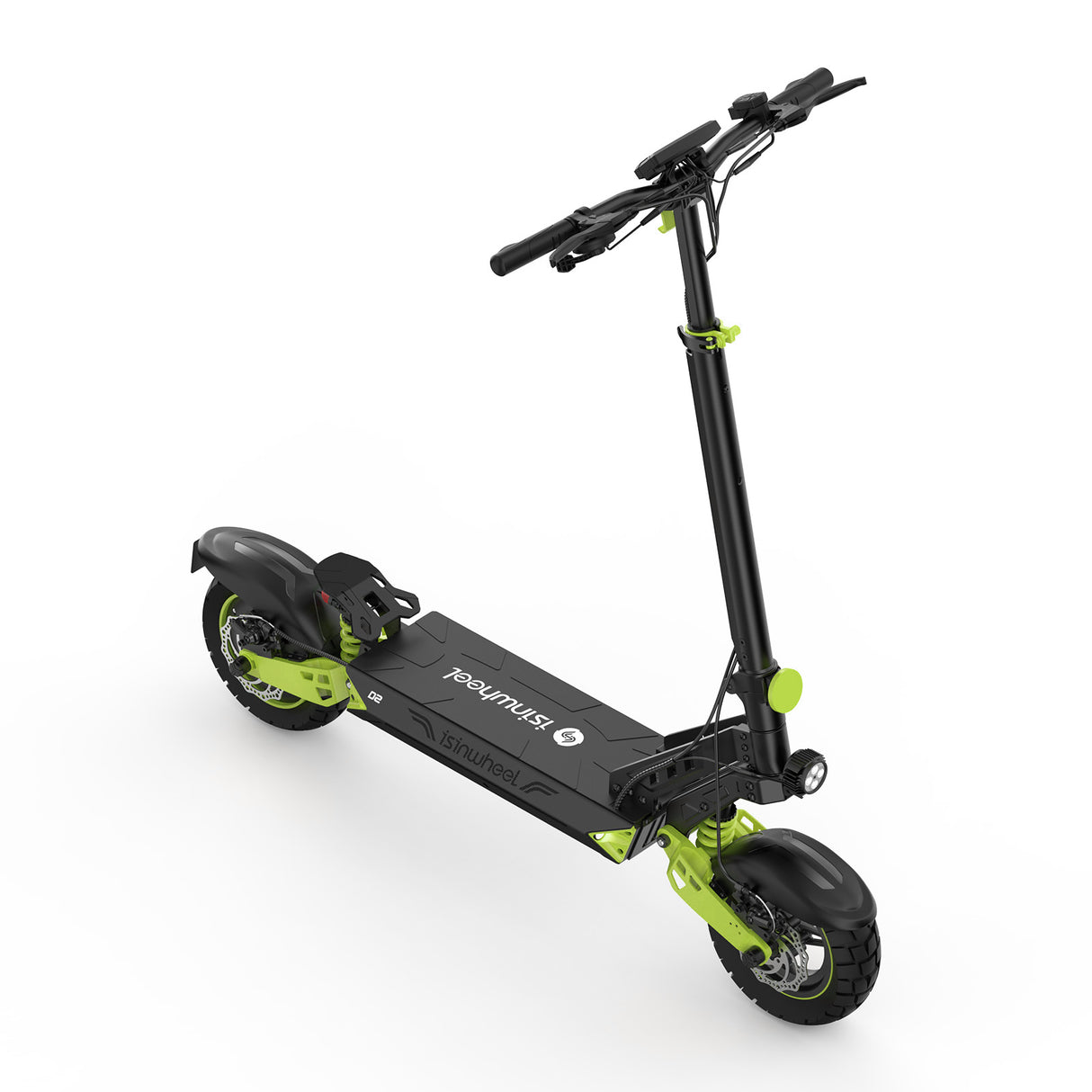 Trottinette électrique Isinwheel D2 : 1 000 W, autonomie de 55 km, vitesse maximale de 45 km/h, 48 V, batterie de 15,6 Ah.