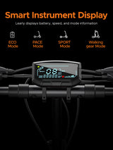 ENGWE Y400 Foldable Electric Scooter 10" Fat Tires 40KM Range