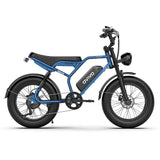 OVIVO HYPER GO Elektrofahrrad, 20x4,0" Fatbike-Reifen, 120 km Reichweite, Doppelfederung