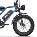 OVIVO HYPER GO Elektrofahrrad, 20x4,0" Fatbike-Reifen, 120 km Reichweite, Doppelfederung