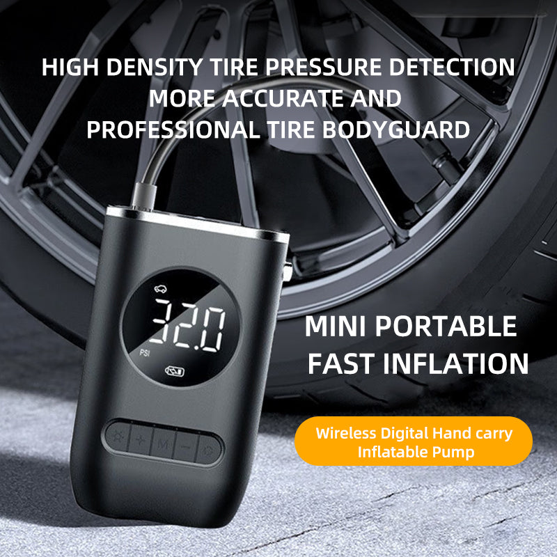 S62 Mini Portable Electric Air Pump Fast Inflation Auto Shut-Off