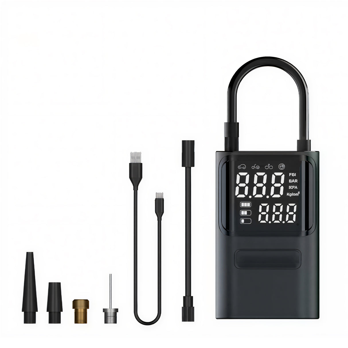 S72 Mini Portable Electric Air Pump Fast Inflation Auto Shut-Off