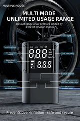 S72 Mini Portable Electric Air Pump Fast Inflation Auto Shut-Off