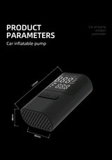 S72 Mini Portable Electric Air Pump Fast Inflation Auto Shut-Off