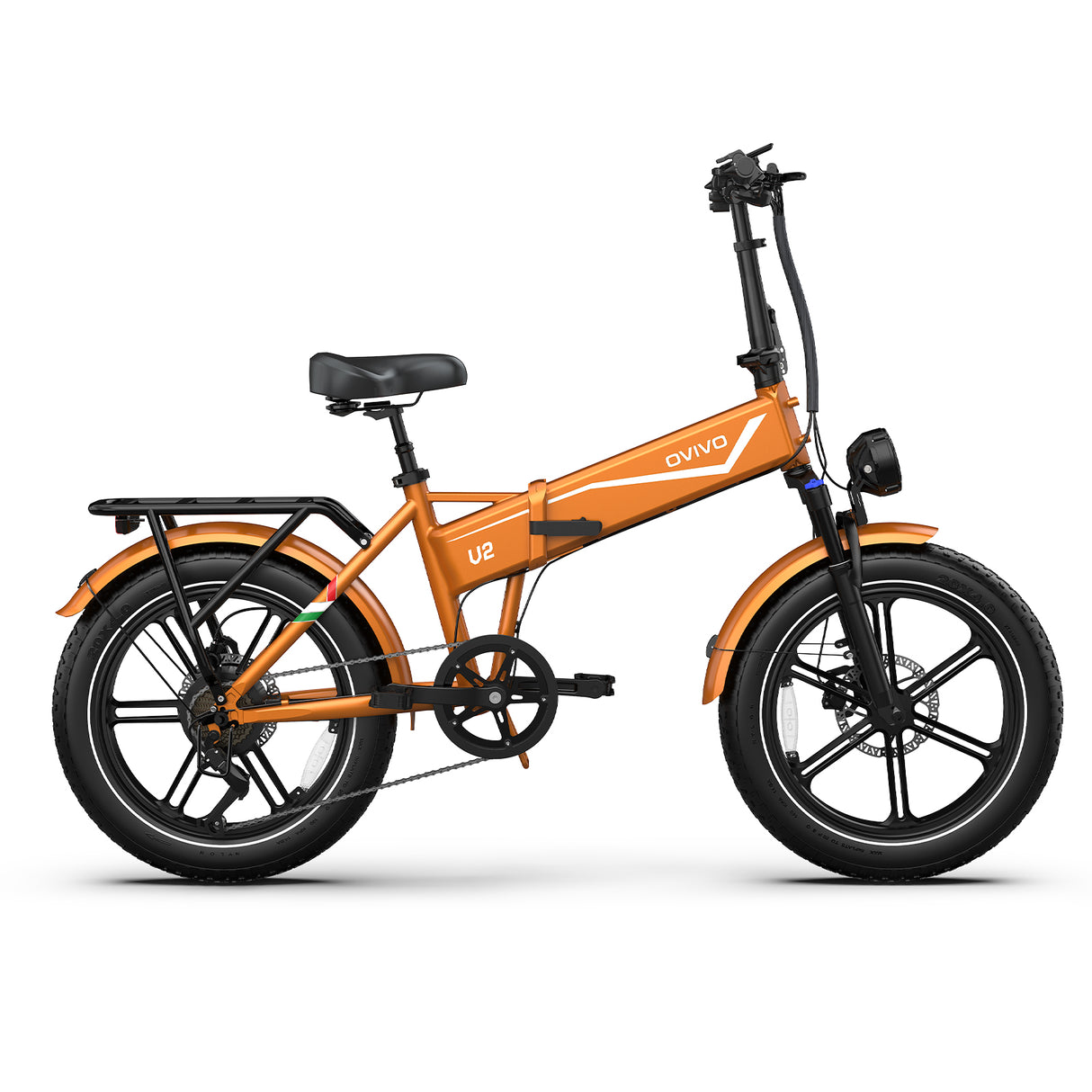 OVIVO HYPER GO Elektrofahrrad, 20x4,0" Fatbike-Reifen, 120 km Reichweite, Doppelfederung