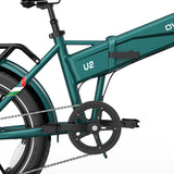 OVIVO HYPER GO Elektrofahrrad, 20x4,0" Fatbike-Reifen, 120 km Reichweite, Doppelfederung