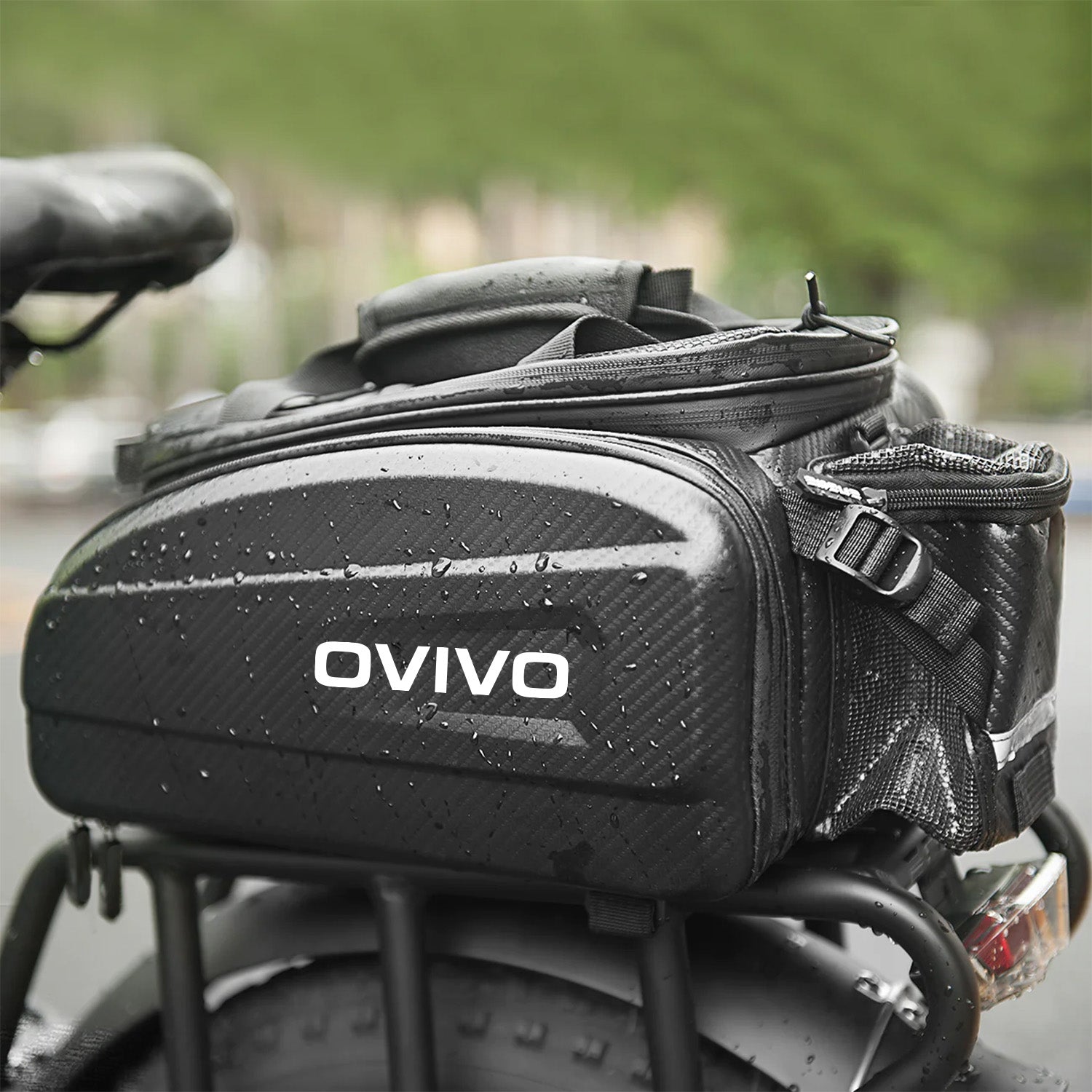 Bike Rack Bag Pannier Backpack 17-35 Liters OVIVO