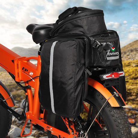 Bike Rack Bag Pannier Backpack 17-35 Liters OVIVO