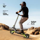 Trottinette électrique Isinwheel D2 : 1 000 W, autonomie de 55 km, vitesse maximale de 45 km/h, 48 V, batterie de 15,6 Ah.