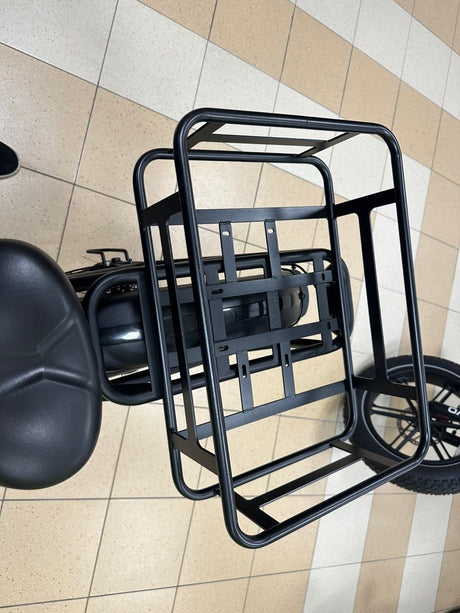 Rear rack basket suitable for all e-bikes with a rear rack