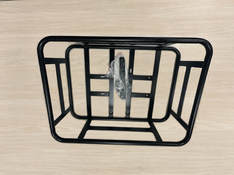 Rear rack basket suitable for all e-bikes with a rear rack