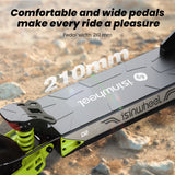 Trottinette électrique Isinwheel D2 : 1 000 W, autonomie de 55 km, vitesse maximale de 45 km/h, 48 V, batterie de 15,6 Ah.