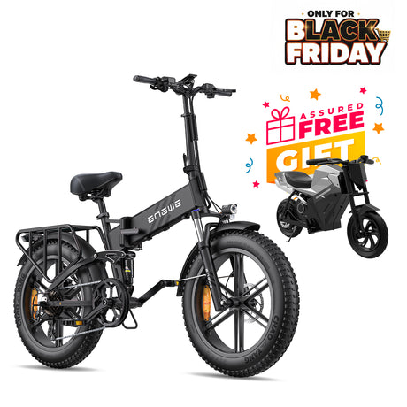 ENGWE ENGINE PRO 2.0 Folding Electric Bike 75Nm High Torque Outdoor Adventure