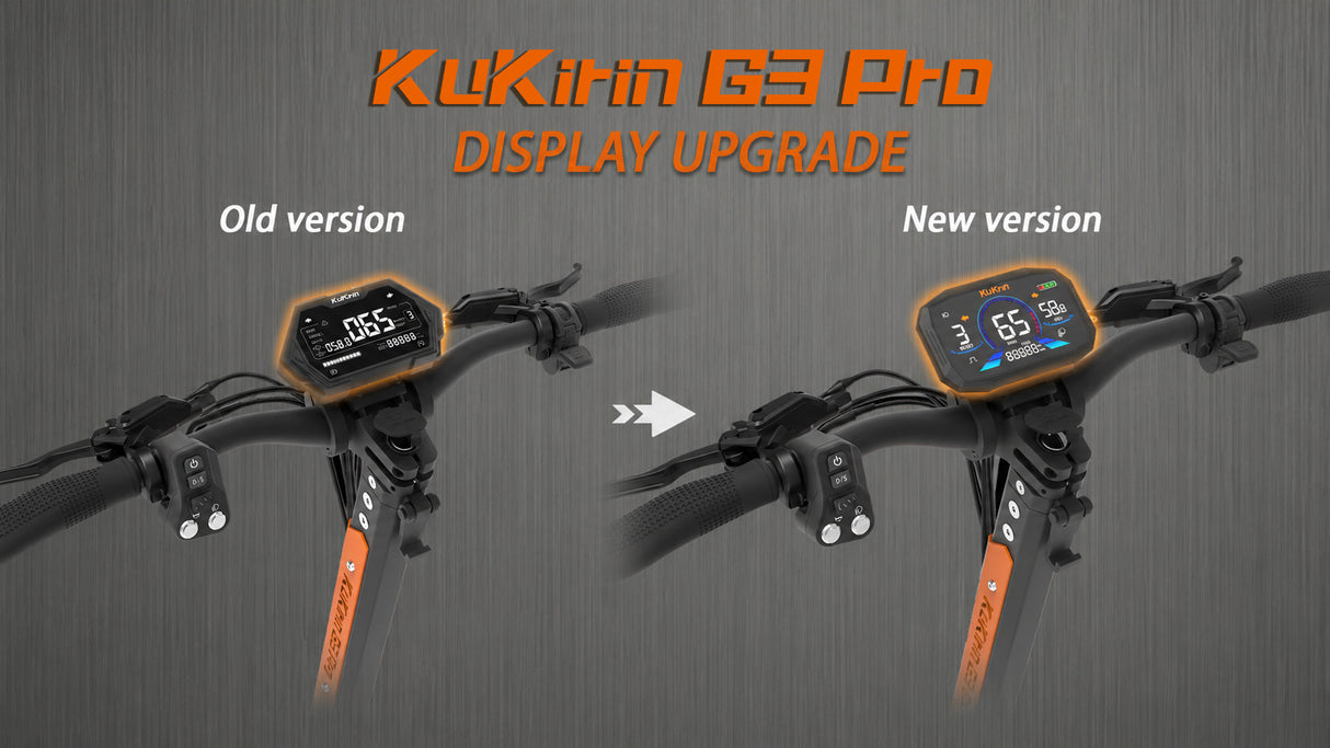 KuKirin G3 Pro Electric Scooter 1200W*2 Motor 80KM Range 65Km/h Max Speed 52V 23.4Ah Battery