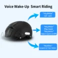 Smart Bluetooth Helmet Black ENGWE