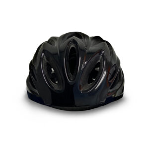 Bike helmet black with accessories
